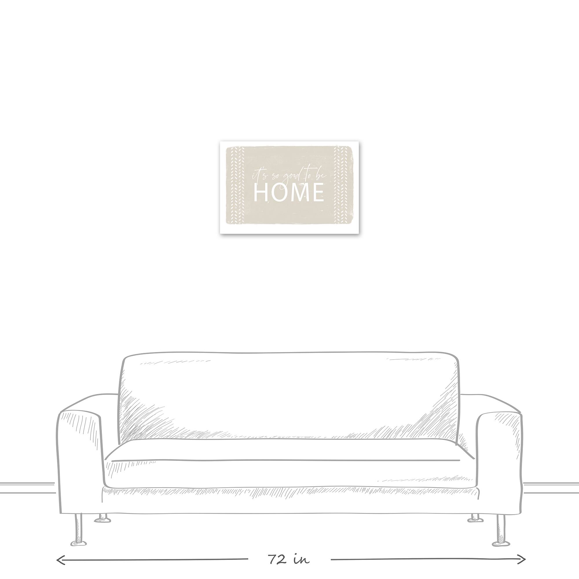 Good To Be Home 24" x 16" Canvas Wall Art